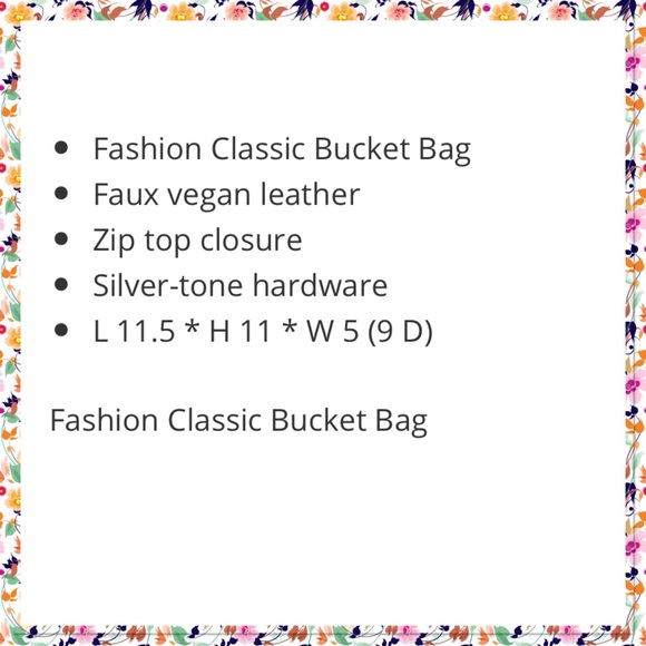 Best selling Lavender bucket bag, silver accents - Picture 2 of 4